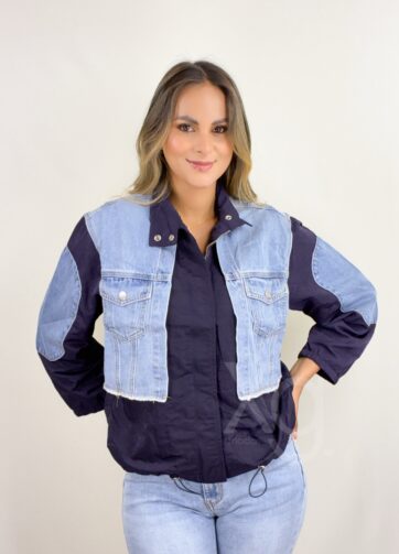 CHAQUETA DENIM + DRILL