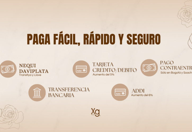 Paga fácil, rápido y seguro en Xg