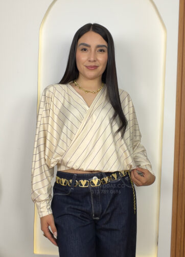 Blusa cruzada