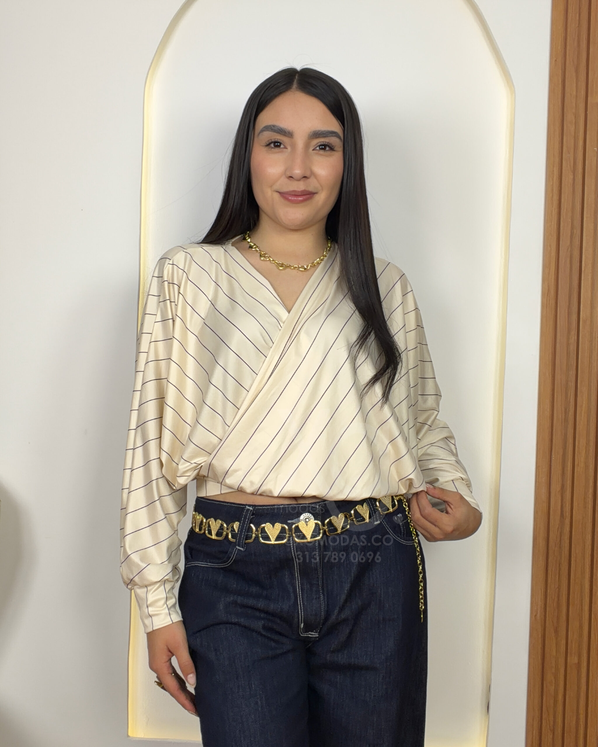 Blusa cruzada