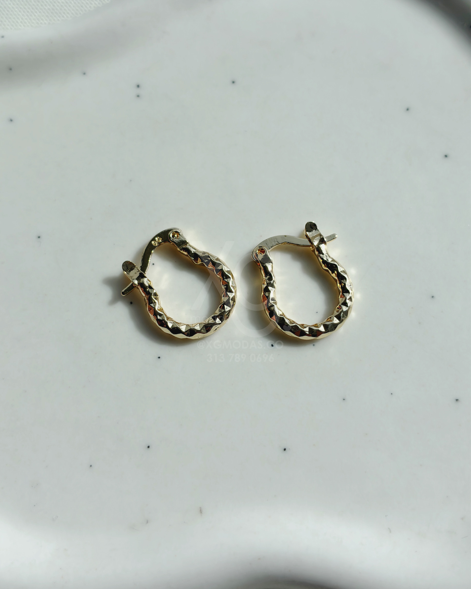 Mini candongas Geometric Hoops