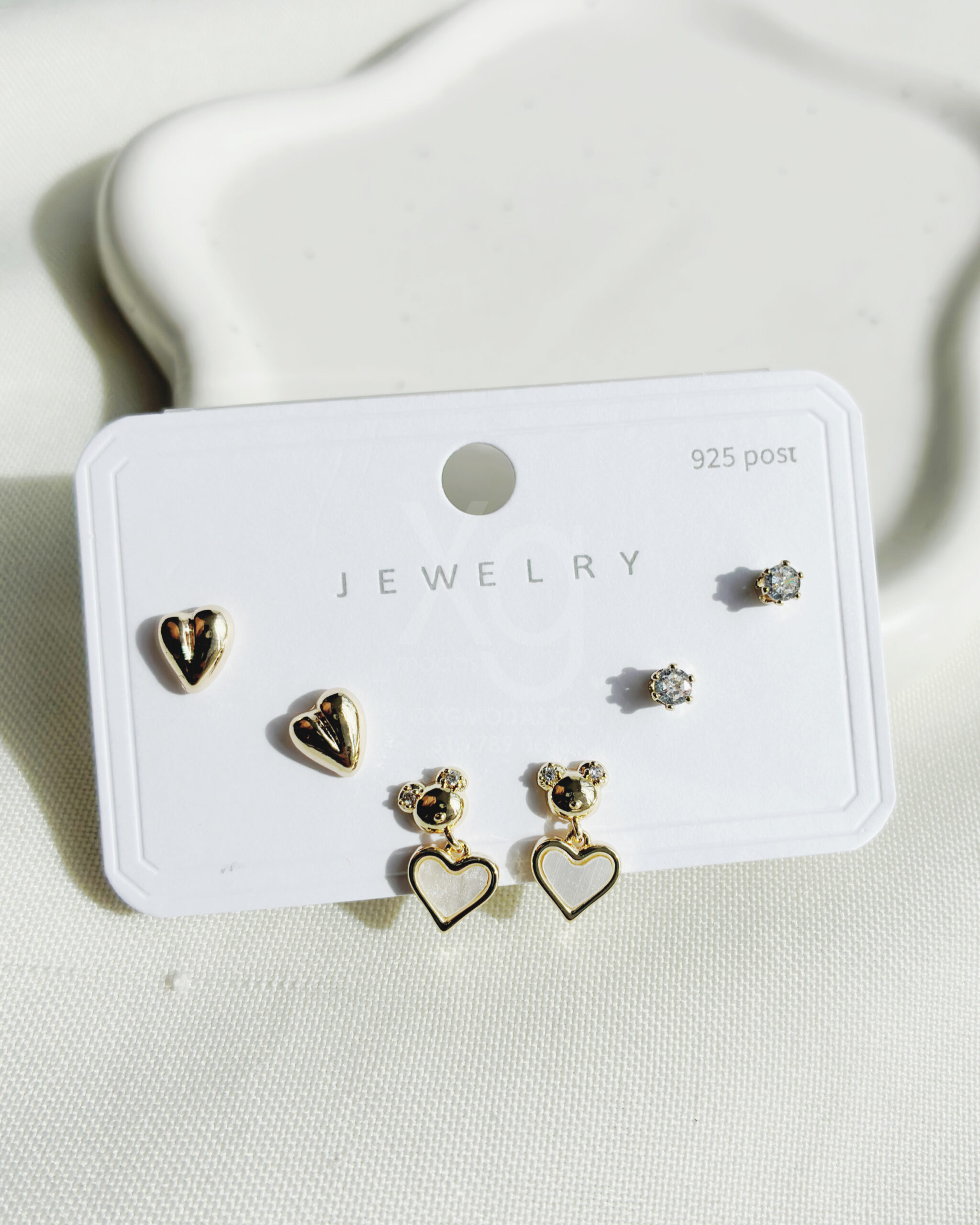Set de aretes Teddy Love