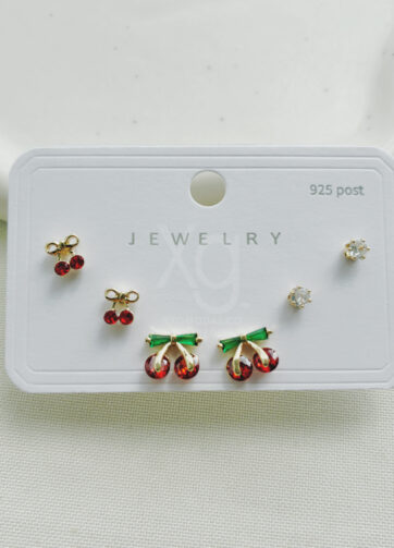Set de aretes Sweet Cherry