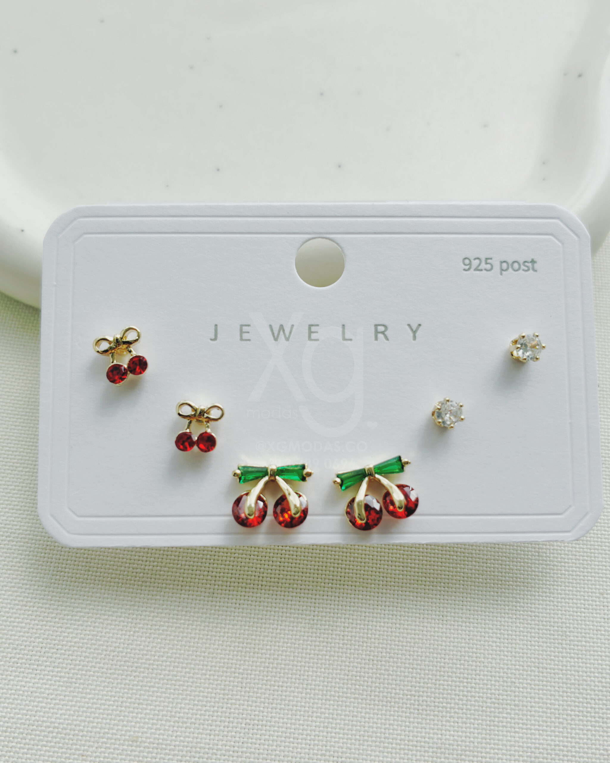 Set de aretes Sweet Cherry
