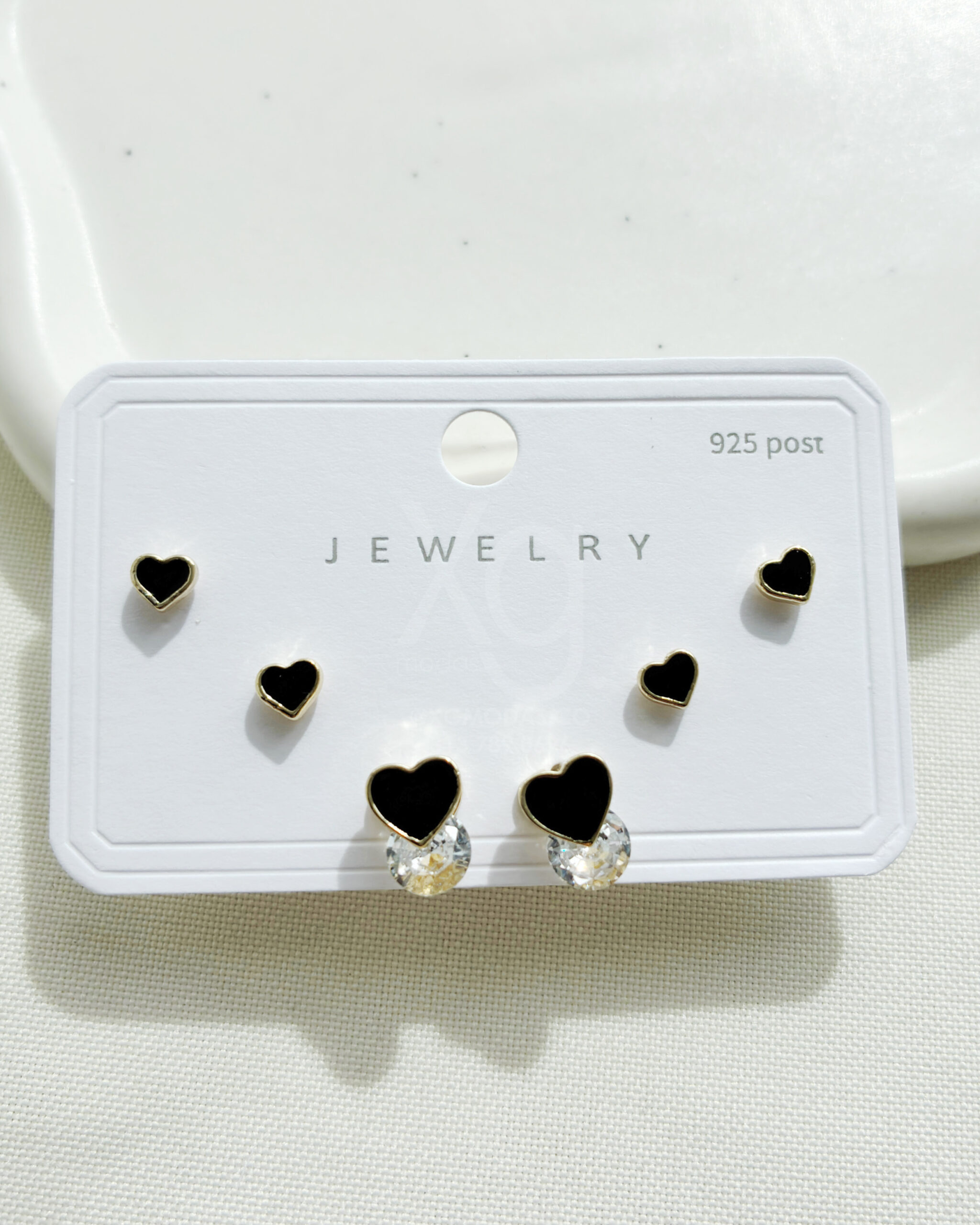 Set de aretes Hearts - Image 2