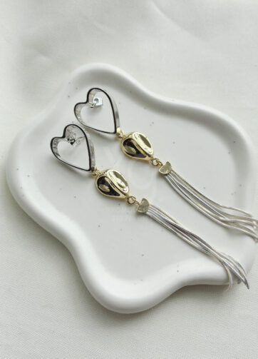 Aretes maxi Cascada Amour