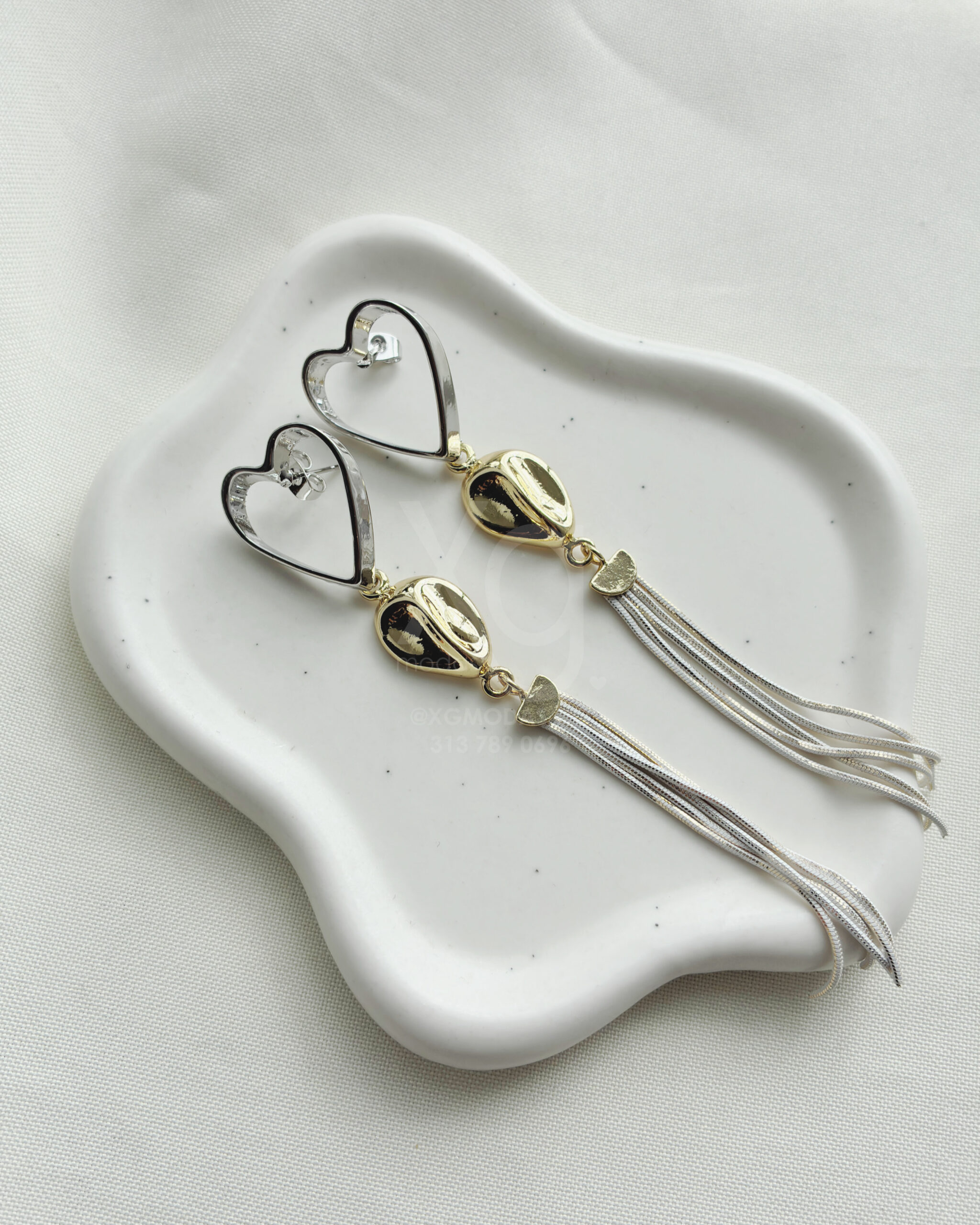 Aretes maxi Cascada Amour