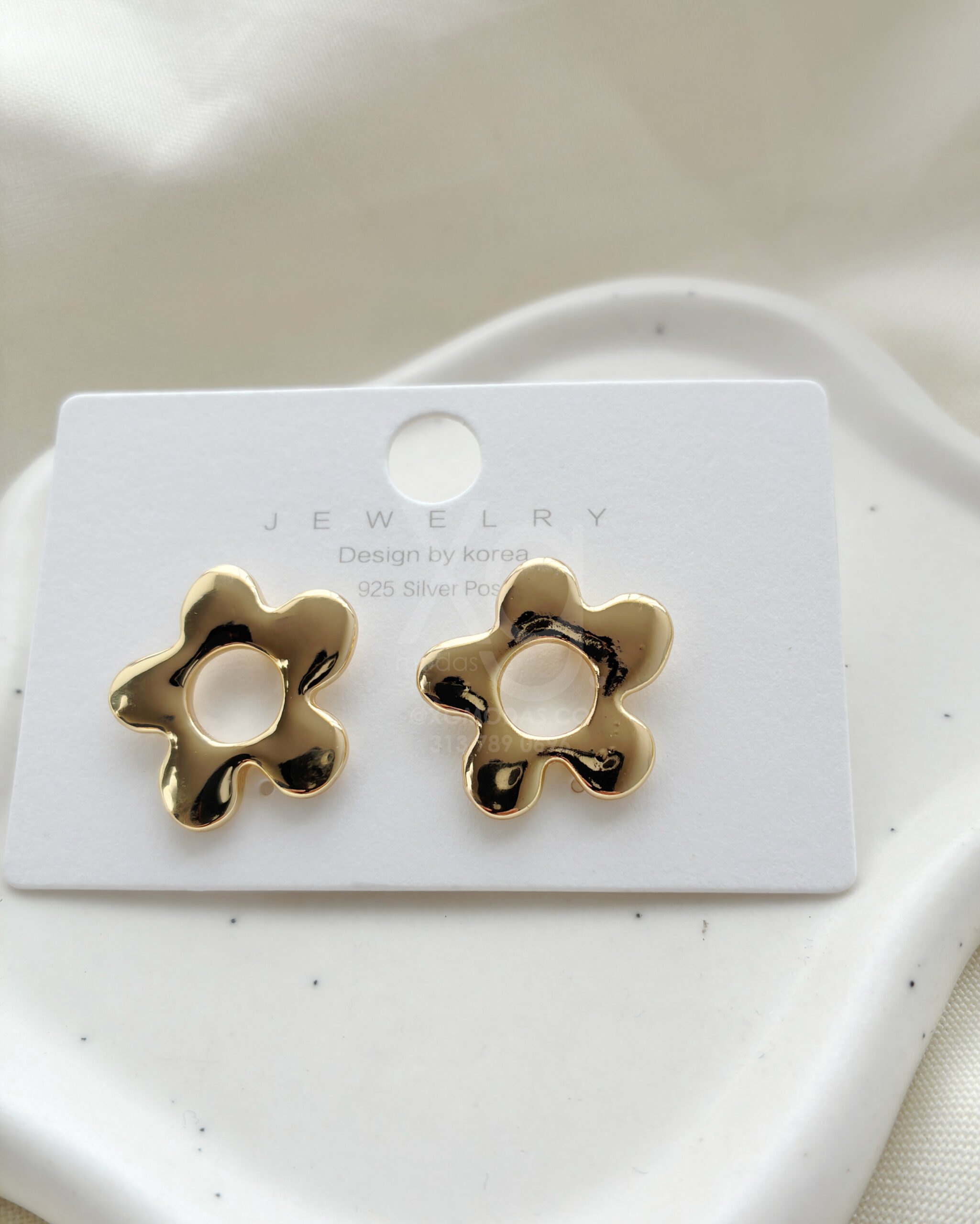 Aretes topo Retro Bloom
