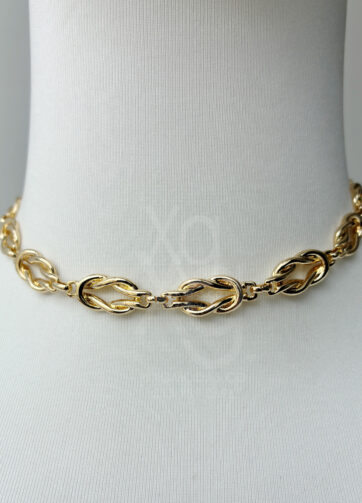 Gargantilla Golden Knot