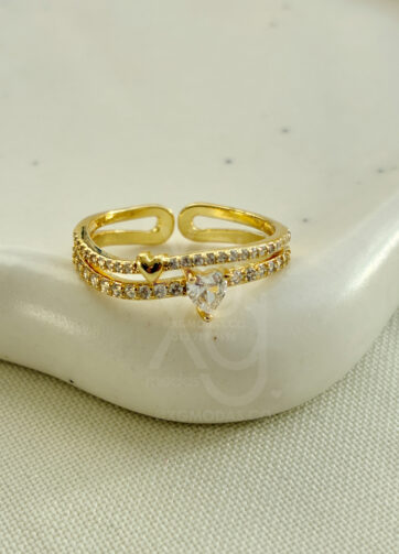 Anillo Double Heart