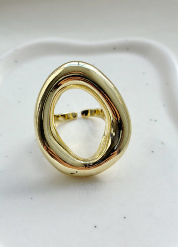 Anillo Liquid Oval