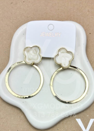 Aretes Nacar Clover