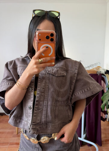 Capa Denim Chocolate