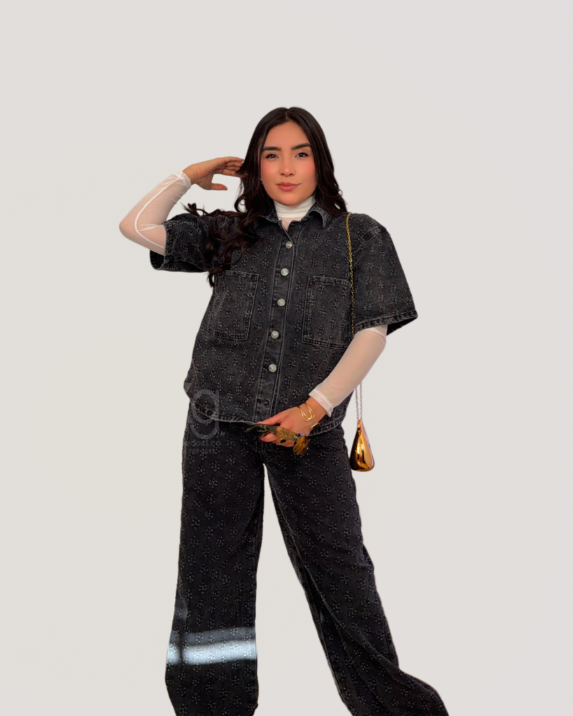 Set Denim Lacerado